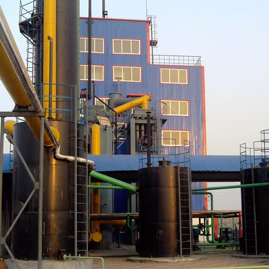 Gasificador de carbón industrial dos